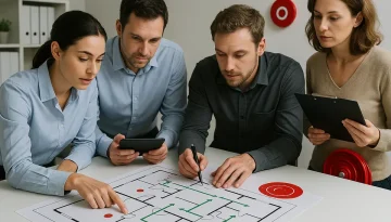 Brandtätning vid kabelgenomföring i kommersiell fastighet