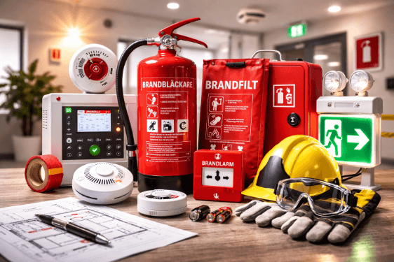 Rökdetektorer och brandförebyggande utrustning för säkra fastigheter